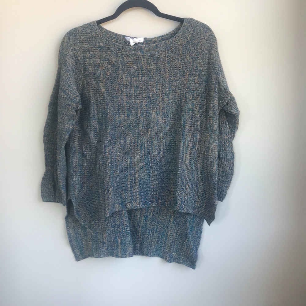 Women's BCBG Small Multicolored Hi-Low Sweater